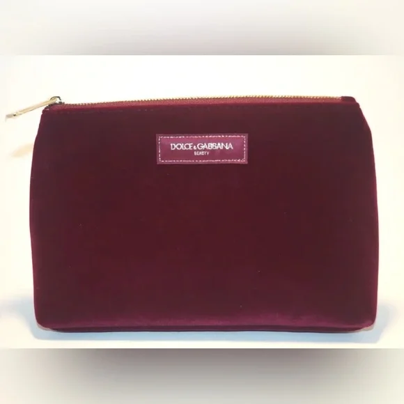 Dolce Gabbana Bags Dolce Gabbana Beauty Burgundy Velvet